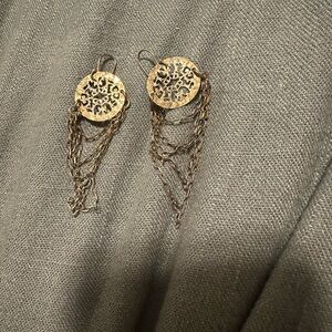 Elegant Gold Dangle Earrings